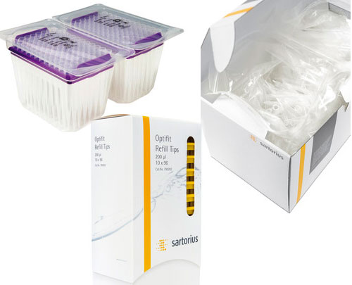 LH-780316 Наконечники Sartorius (Biohit) Optifit 10000 мкл, 155 мм ...
