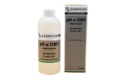 Germeon G04072156 Раствор KCI для хранения электродов насыщенный AgCl 250 мл