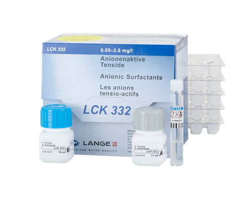 LANGE LCK332 Набор реагентов ПАВ (анионные), 0,2-2 мг/л, 24 теста