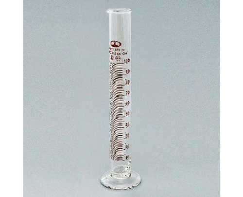 10004302 Цилиндр мерный с носиком 1-100-2 стеклянное основание