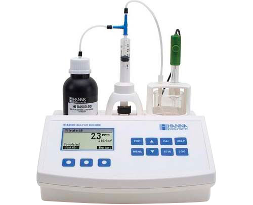 Hanna Instruments HI 84500 Минититратор для определения диоксида серы в вине, без поверки