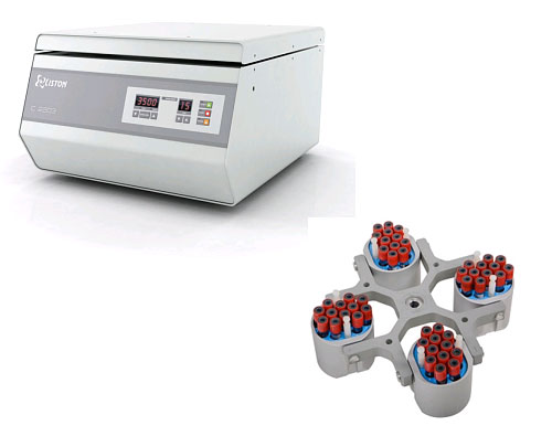 G02040010 Центрифуга Liston C 2203 в комплекте с ротором CRS 4180 и одним комплектом адаптеров на выбор (4 шт)